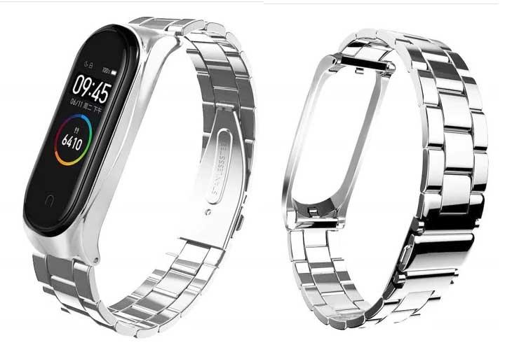 Bestes Stahlband für Mi Band 4 – Cooles Metal Trendy Strap