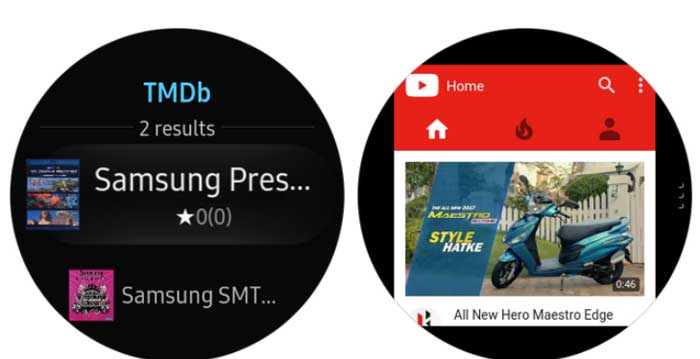 Samsung Internet für Galaxy Watch