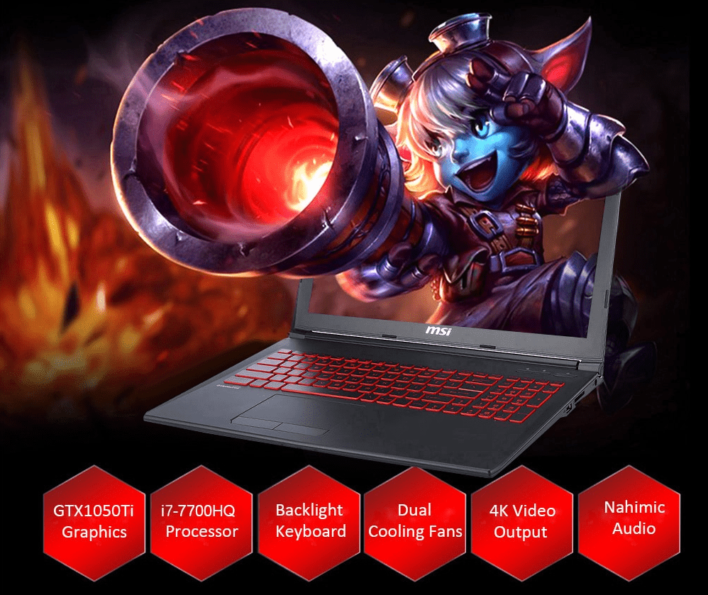 MSI GL62M 7REX – 1252 Gaming Laptop Deal [ Gutscheincode im Inneren]