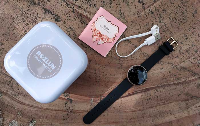 Packungsinhalt der Bozlun B36 Smartwatch