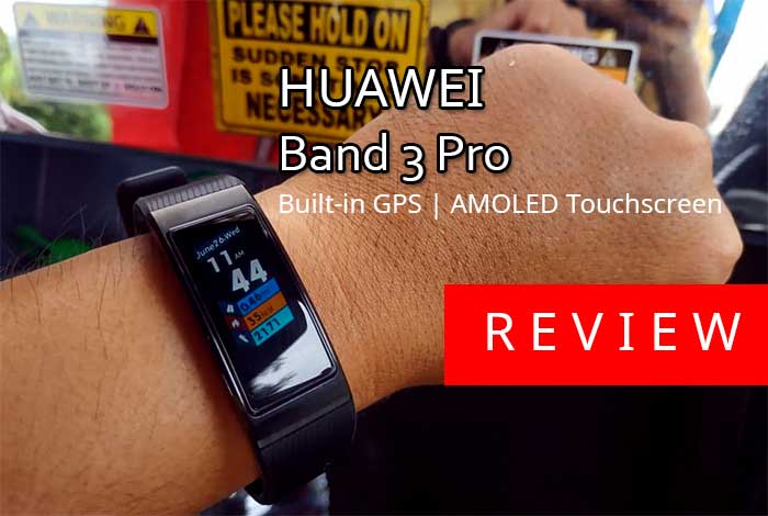[Rezension] Huawei Band 3 Pro Smartband – MultiSport + GPS-Fitness-Tracker