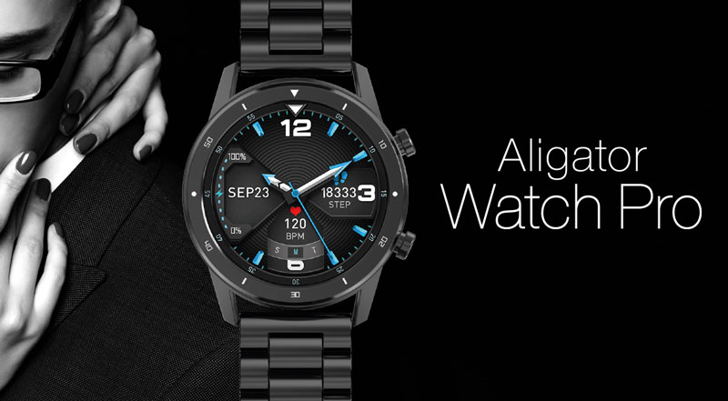 Aligator Watch Pro – Elegante, klassische Smartwatch