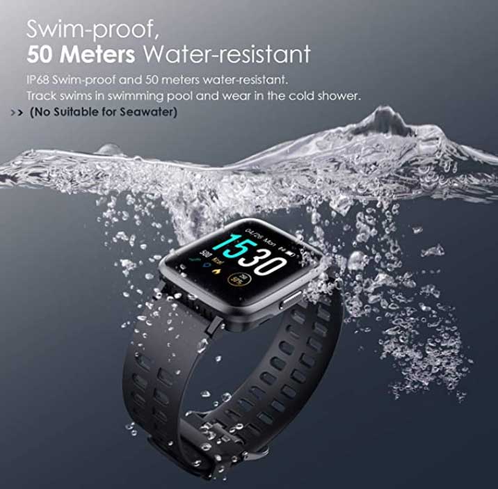 Arbily-Smartwatch-wasserdicht