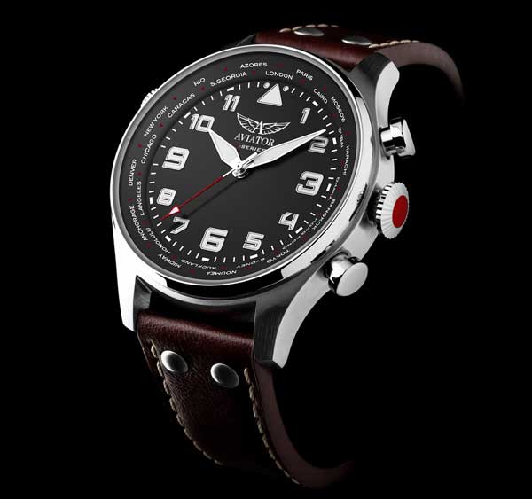 aviator black smartwatch