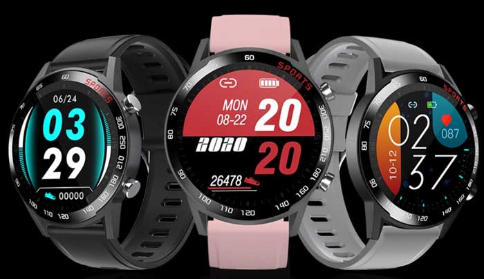 E50 Smartwatch – Sportliches Gerät mit Körpertemperatursensor