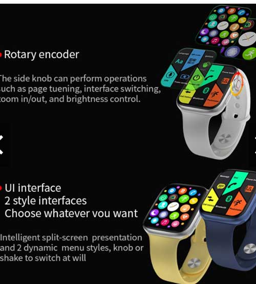 FK100 Smartwatch – Ausgestattet mit kabellosem Laden