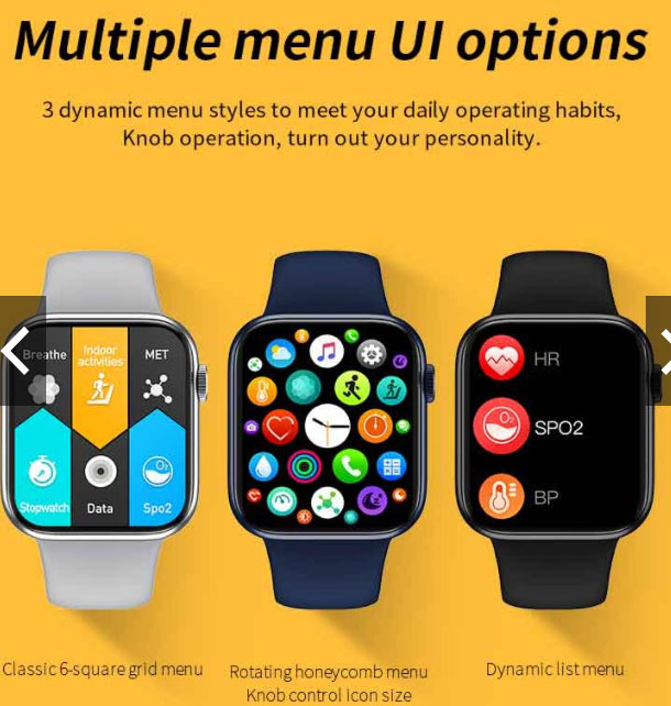 HW16 Smartwatch – Überprüfung der Funktionen, breites Display, geteilter Bildschirm