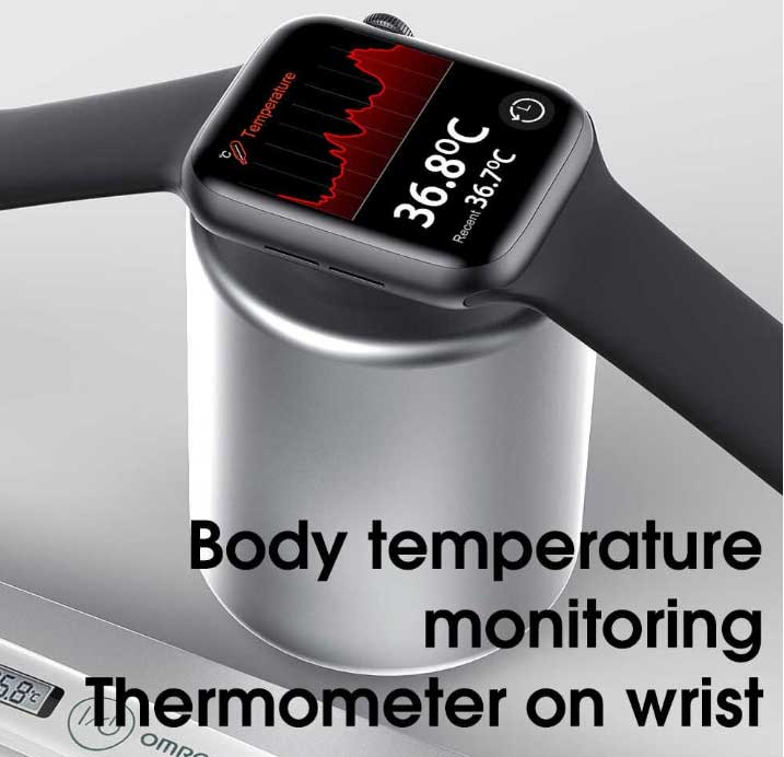 Thermometer-für-IWO-W46-Smartwatch