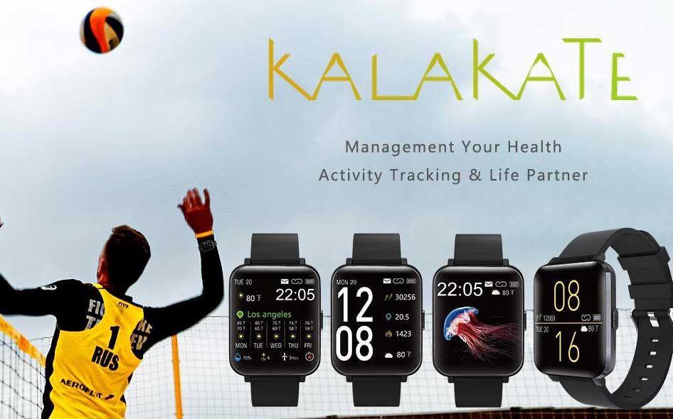 Kalakate Smart Watch – Elegant aussehende rechteckige Smartwatch