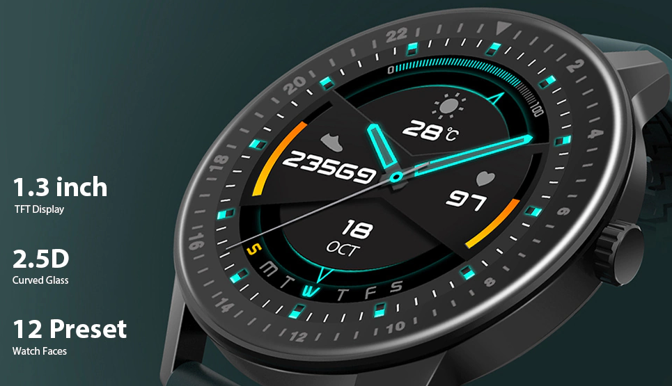 Display der Kospet Magic 2 Smartwatch