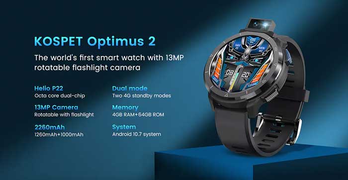 Kospet Optimus 2 Smartwatch – Funktionsüberblick