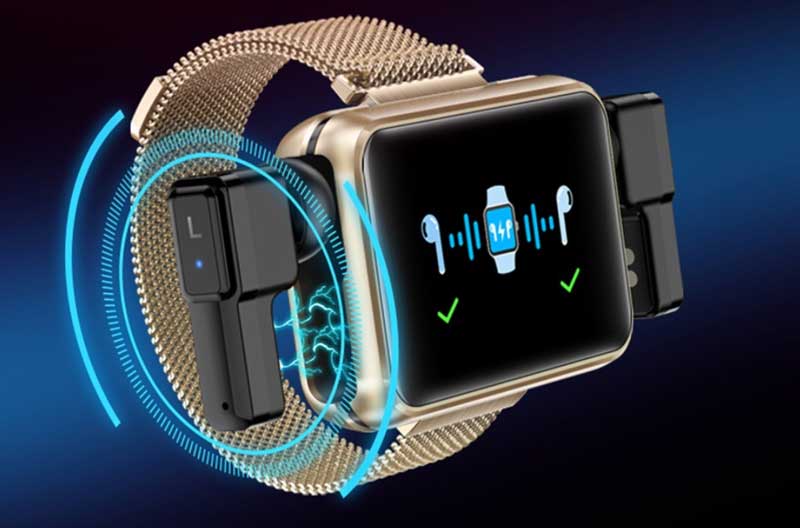 LEMFO T91 + TWS Kopfhörer -Smartwatch mit einer erstaunlichen Innovation
