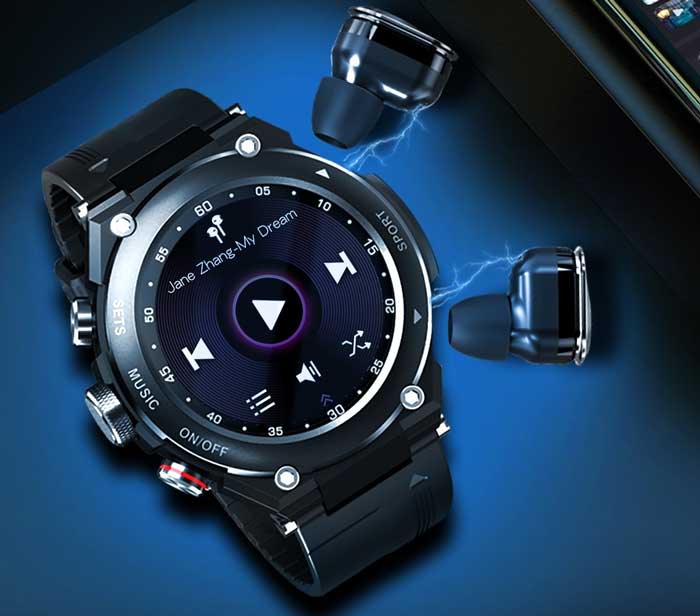 LEMFO T92 Smartwatch + Bluetooth-Headset