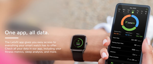 LetsFit-Smartwatch-Support-App