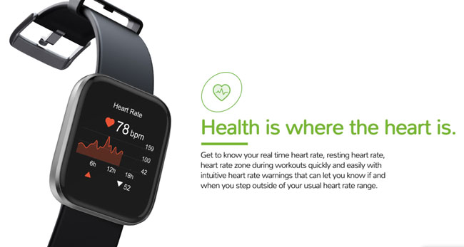 letsfit-IW1-Smartwatch-Herzfrequenzmesser
