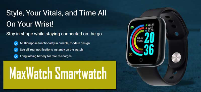 Maxwatch-Smartwatch-Funktionen