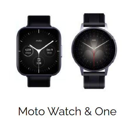 Moto Watch und Moto Watch One