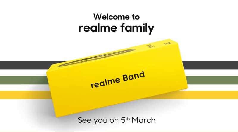 RealMe Smartband – Offizielle Enthüllung 5. März 2021