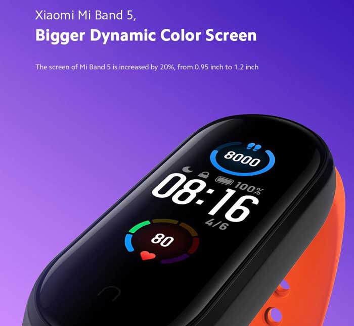 Xiaomi Mi Band 5 Spezifikationen