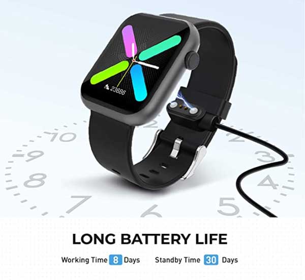 Batterie-von-TekPluze-SMartwatch