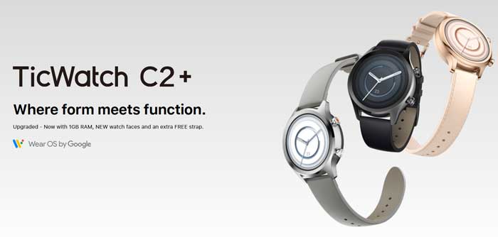 Ticwatch C2+ Smartwatch – Funktionsüberblick