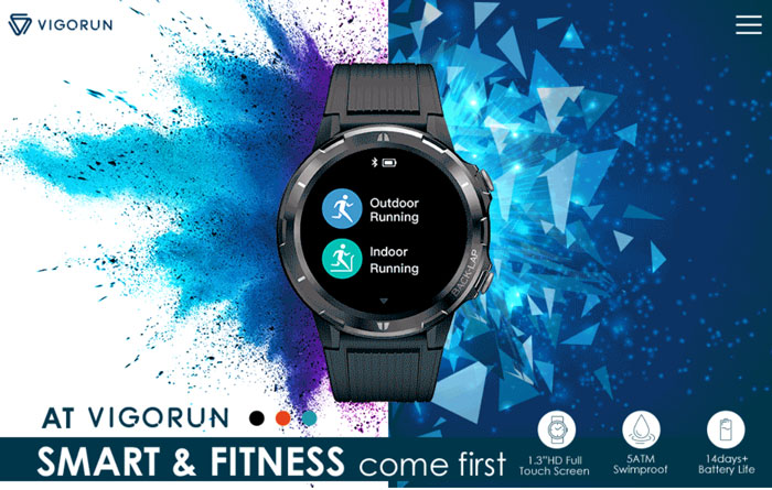 VigoRun Smart Watch Modell ID216 – Ein tragbarer Fitnessfokus