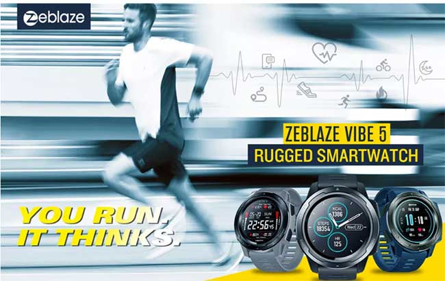 Zeblaze Vibe 5 Smartwatch ist da – robust und sportlich