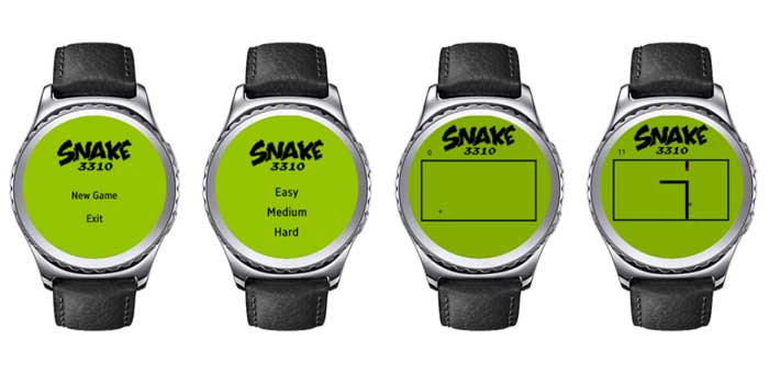 Snake 3310 Smartwatch-App