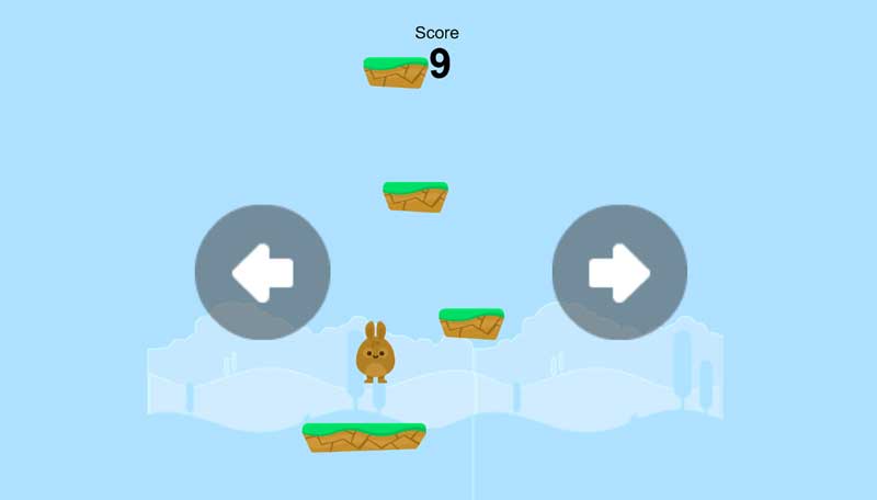 Jump-App spielen