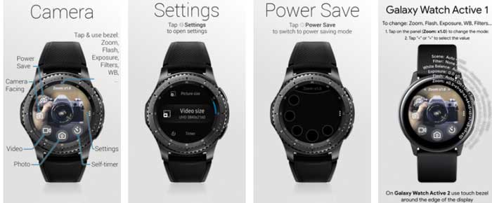 Camera One-App für Samsung Galaxy Watch Active