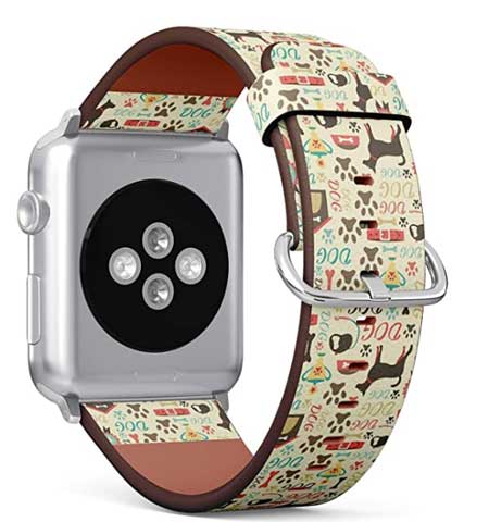 Retro Hundeersatzband für Apple Watch