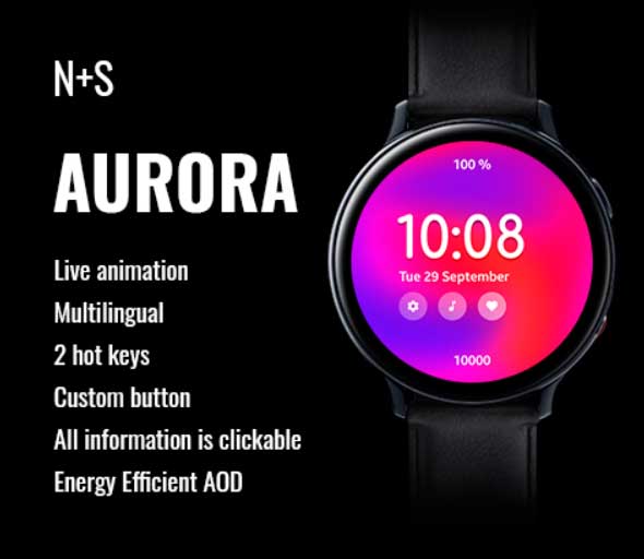 animiertes Zifferblatt für Galaxy Watch