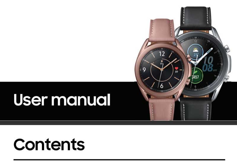 [PDF] Samsung Galaxy Watch 3 Bedienungsanleitung – Download
