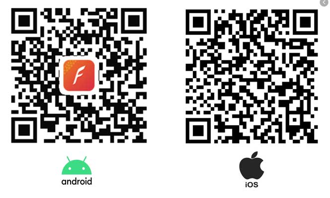 QR-Code für iOS und Android, VerfyFit Pro-App