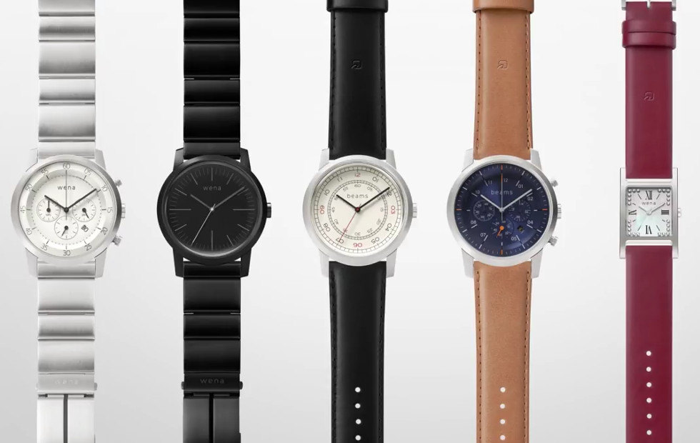 Sony Wena Watch – Three Hands Square ist voll mit NFC