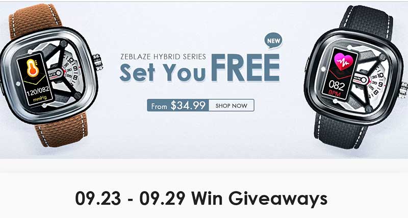 Zeblaze Hybrid 2 Smartwatch Promo – Gewinnen Sie ein Giveaway!