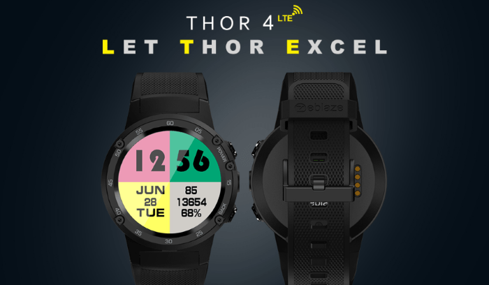Zeblaze THOR 4 ist da! – Eine 4G LTE-Smartwatch